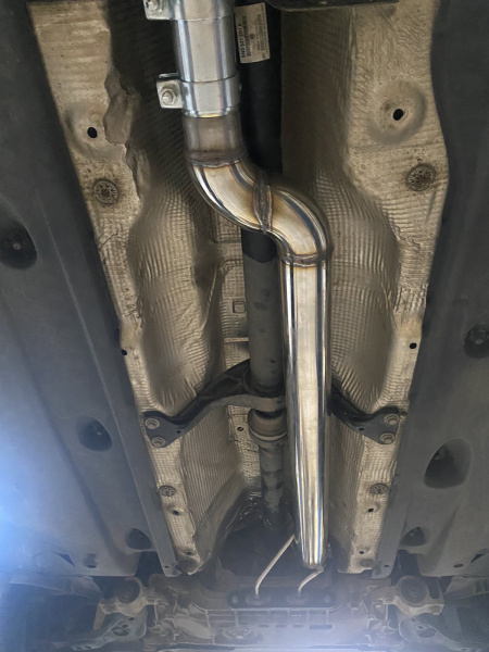 5N0254501DX приемная труба / даунпайп Volkswagen Tiguan 2.0TDI AT 4Motion 2011-2017 AISI 304