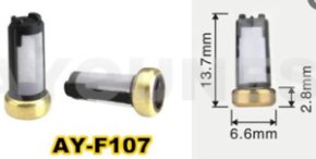 AYF107 Фильтр-сетка форсунки AYOUNES 13,7 x 6,6 x 2,8мм для DUCATTI