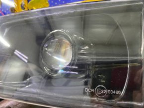 Стекло фары LH VW T4 гладкое, прозрачное из поликорбоната
