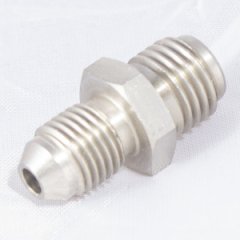H8150304HDC V-Rod Harley адаптер сцепления, JIC 7/16 x 20 - 3/8 x 24, нержавеющая сталь