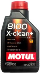 106376 Моторное масло Motul 8100 X-clean+ 5W30 1л