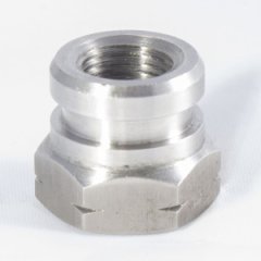 H663-31CN фитинг Мама под крепление скобой, без вставки, M10 x 1.00 Metric, нержавеющая сталь