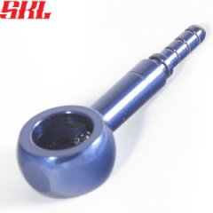 H692-BLUE фитинг Банджо 10мм или 3/8 прямой BLUE длина 45мм, нержавеющая сталь