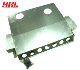 Защита картера двигателя для а/м ВАЗ 2110-12 с ушами, 2,5 мм, алюминий