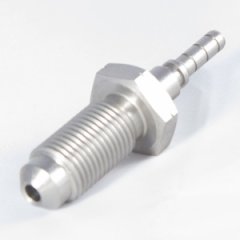 H669-31C фитинг папа, со вставкой конус выпуклый M10 x 1.00 Metric, нержавеющая сталь