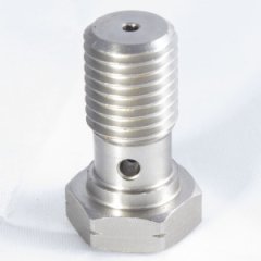 H160-12C-35RES банджо болт короткий Restrictor - Mazda/Vauxhall/Land Rover, M12 x 1.5 Metric, нерж.