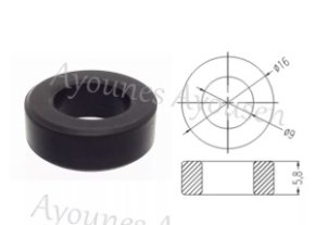AYS4007 Уплотнительное кольцо форсунки AYOUNES 16 x 9 x 5.86мм для TOYOTA