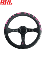 Руль спортивный Vertex 1996 с выносом экокожа без перфорации