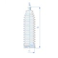 RDZ0459MG Пыльник рулевой рейки MOTORHERZ