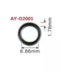 AYO2001 Уплотнительное кольцо форсунки AYOUNES 6,86x1,78мм для PEUGEOT